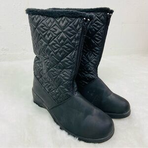 Sporto Black Quilted Winter waterproof Boots size 8